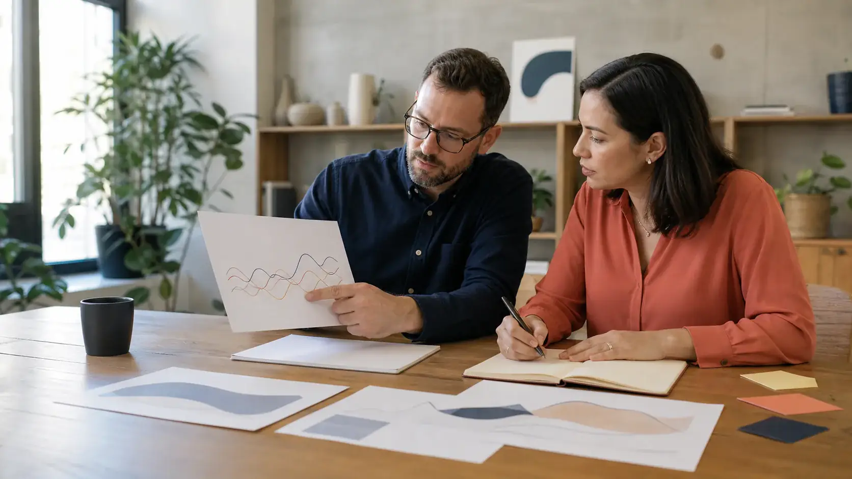 Search analyst comparing generative AI visibility with source documents